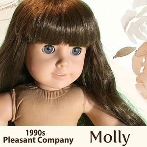 MOLLY American Girl 1990's PLEASANT COMPANY 18" Original Historical Doll Retired